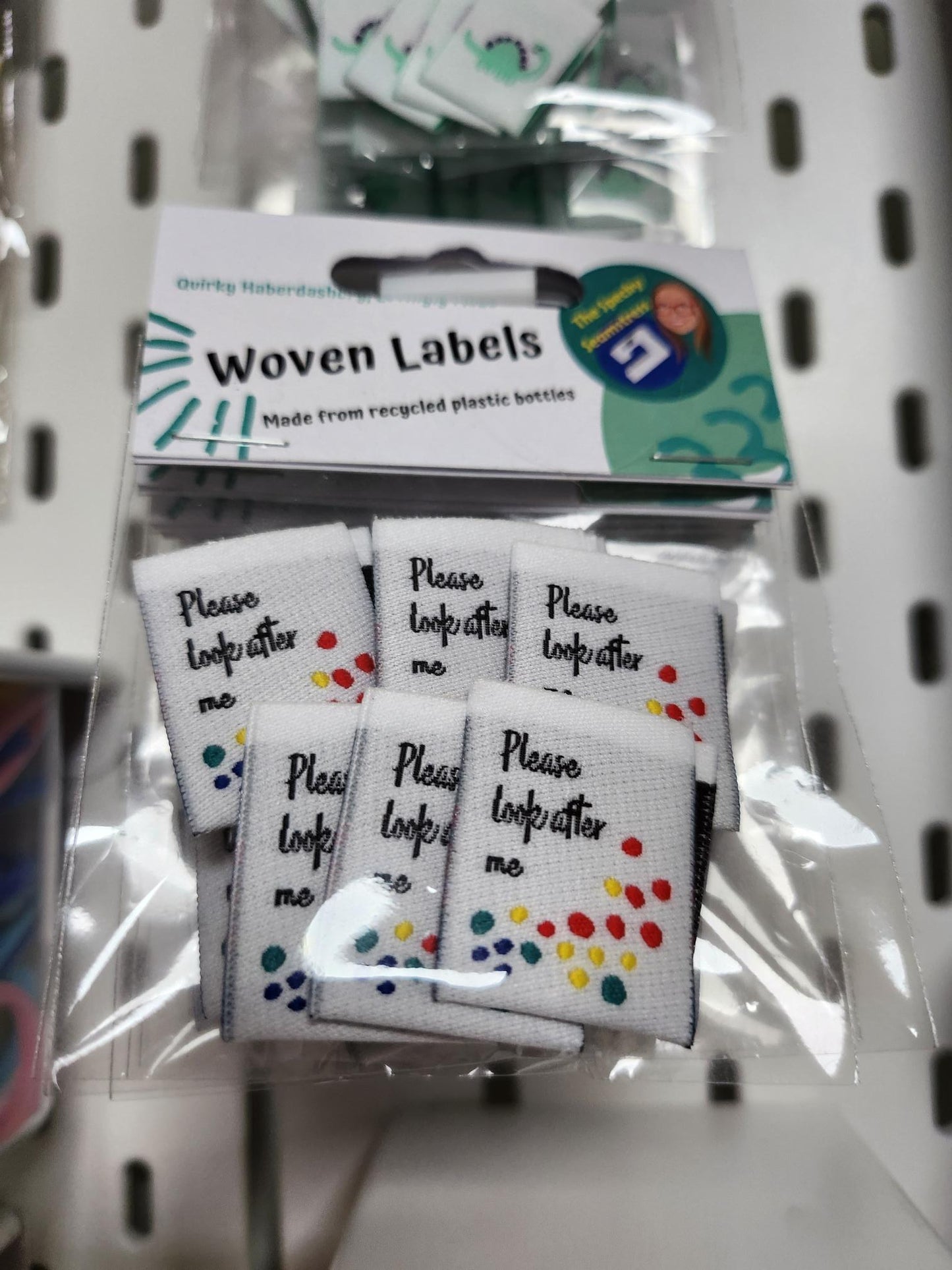 Please Look After Me - Woven Labels