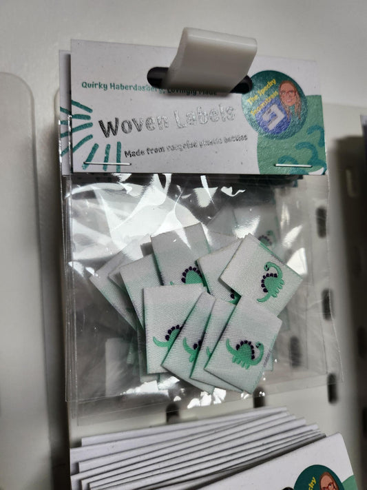 Little Dino - Woven Labels