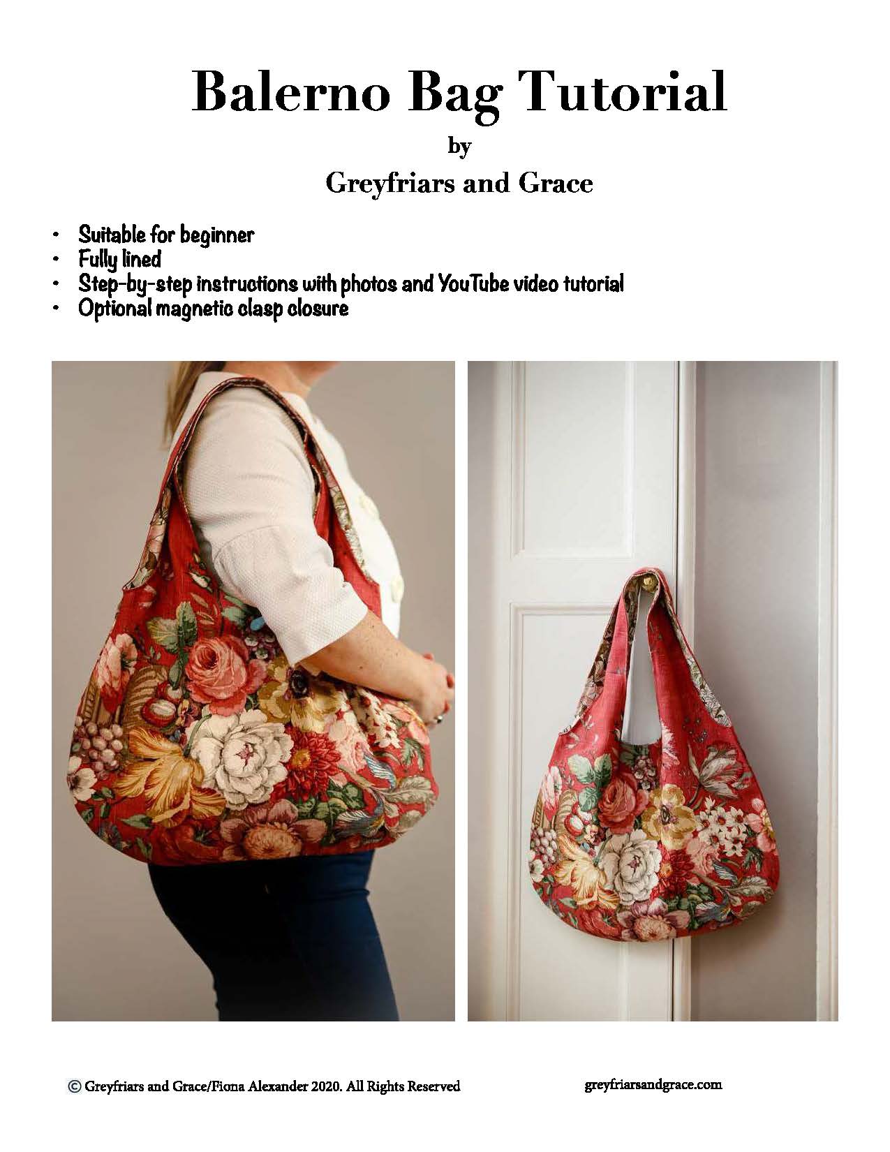 Greyfriar & Grace Paper Pattern