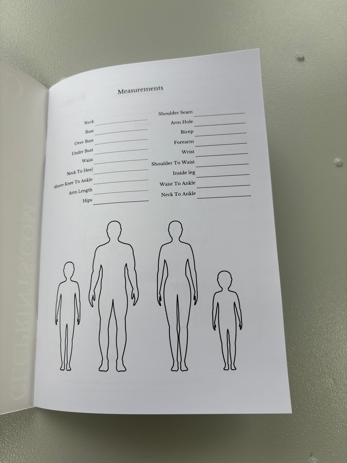 A5 Sewing Planner