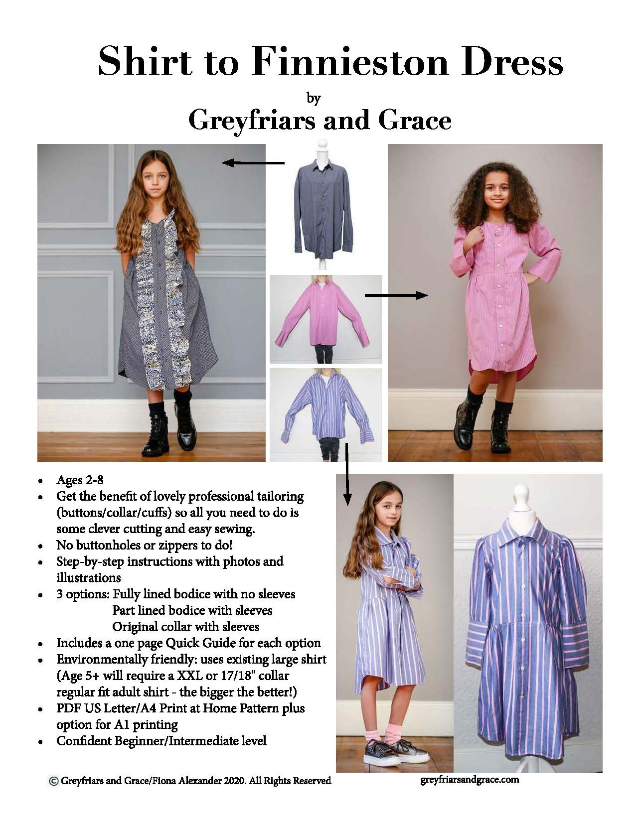 Greyfriar & Grace Paper Pattern