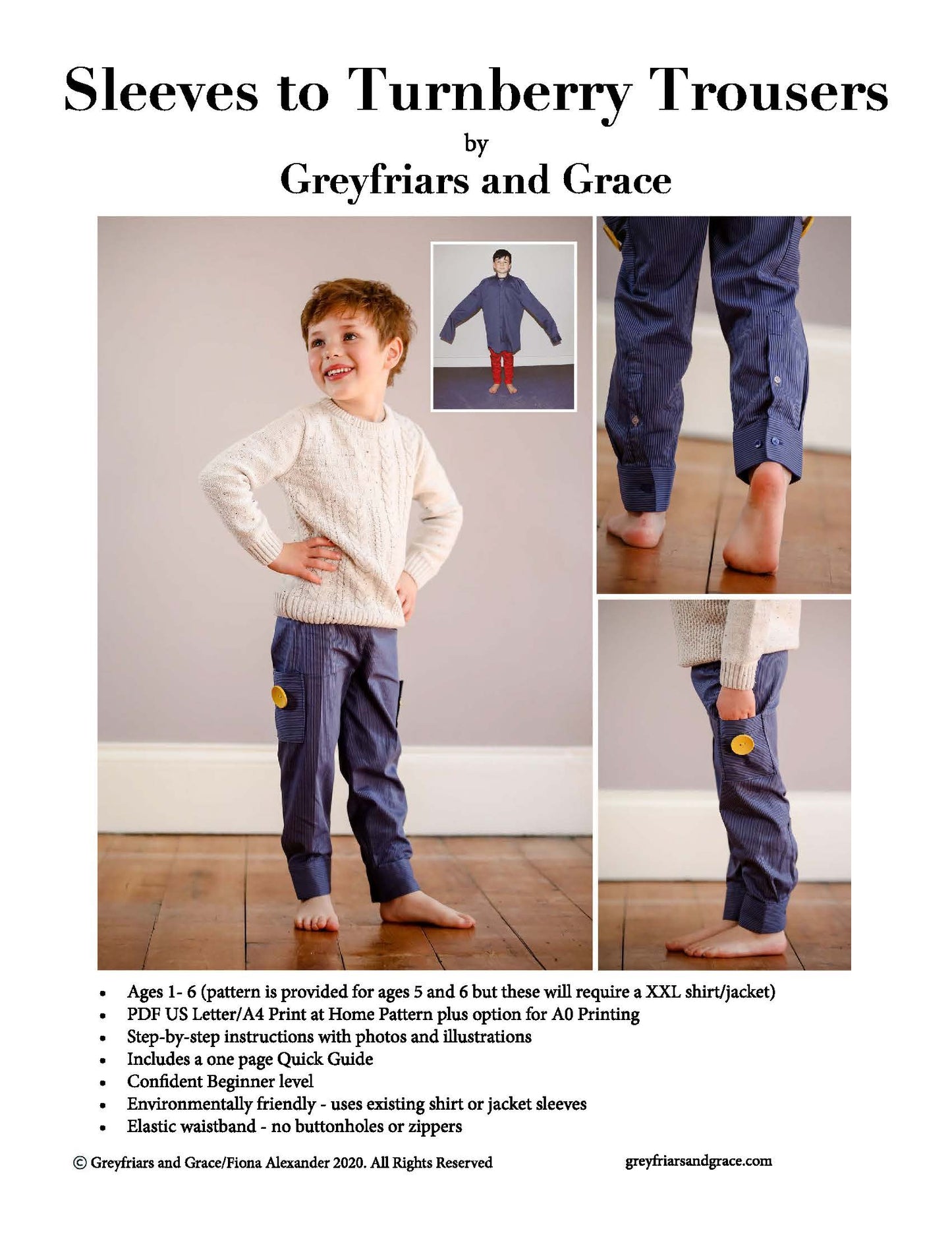 Greyfriar & Grace Paper Pattern