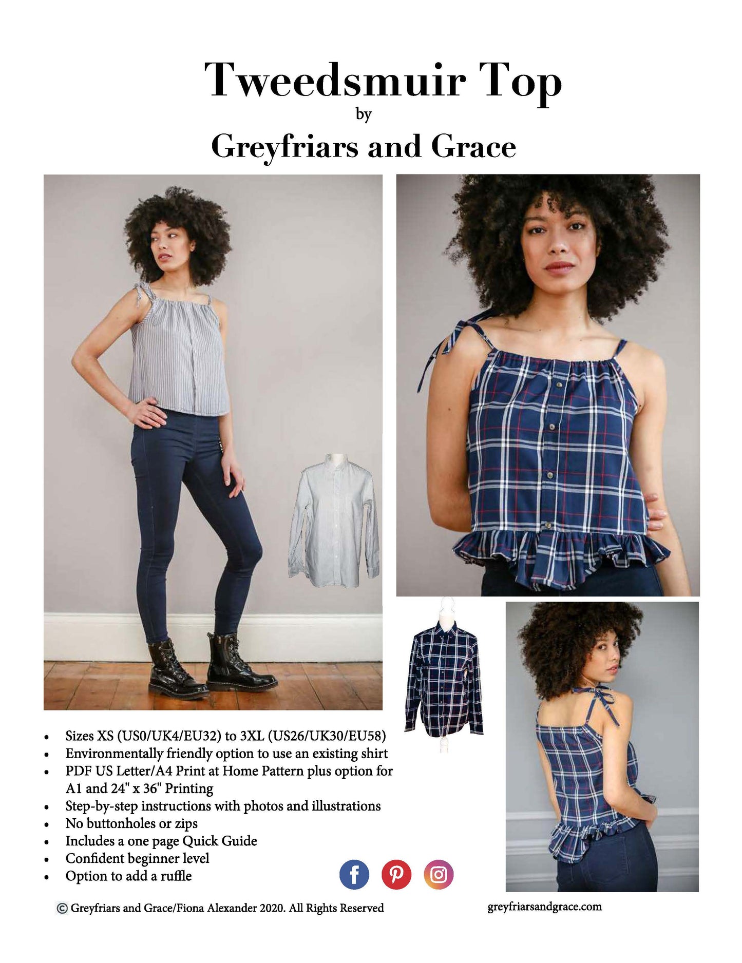 Greyfriar & Grace Paper Pattern