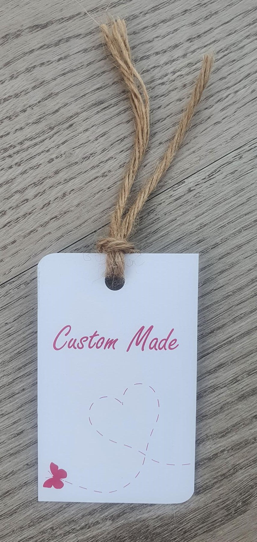 Hang Tags - Rectangle (Choose your style) 8 x 5cm