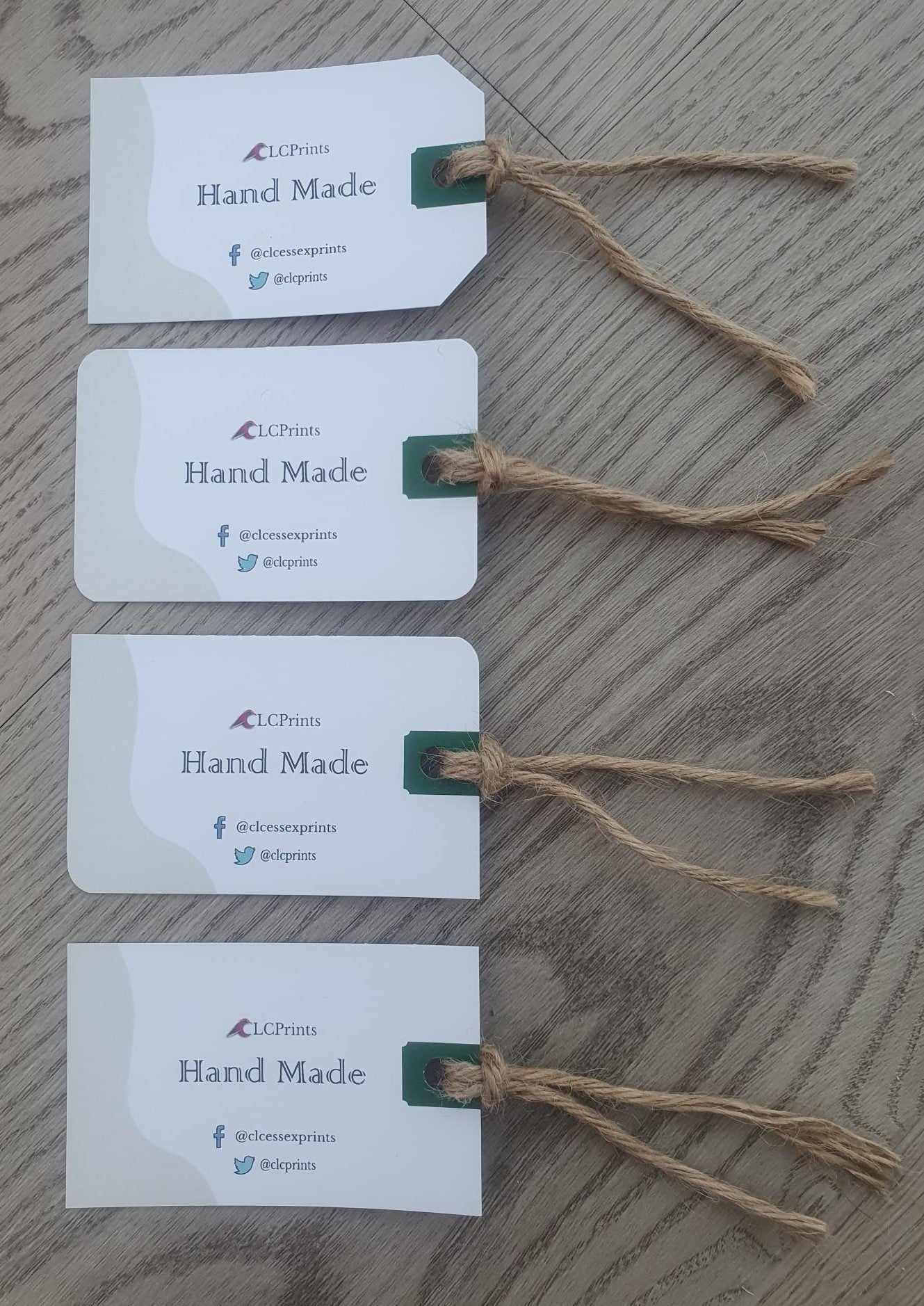 Hang Tags - Rectangle (Choose your style) 8 x 5cm