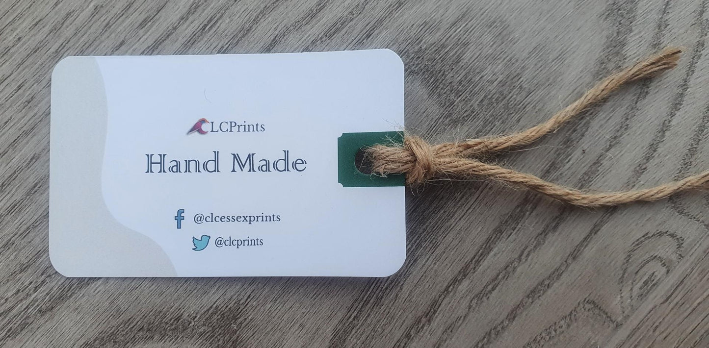 Hang Tags - Rectangle (Choose your style) 8 x 5cm