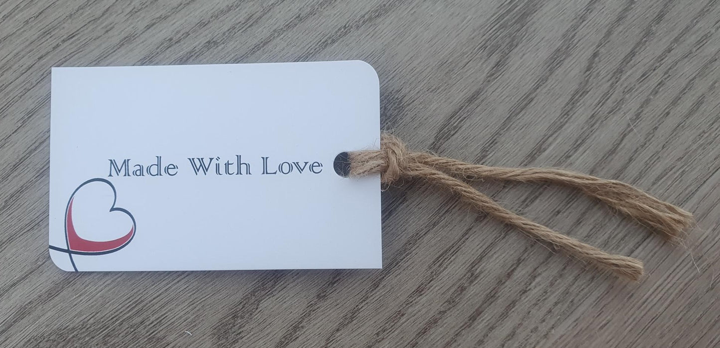 Hang Tags - Rectangle (Choose your style) 8 x 5cm