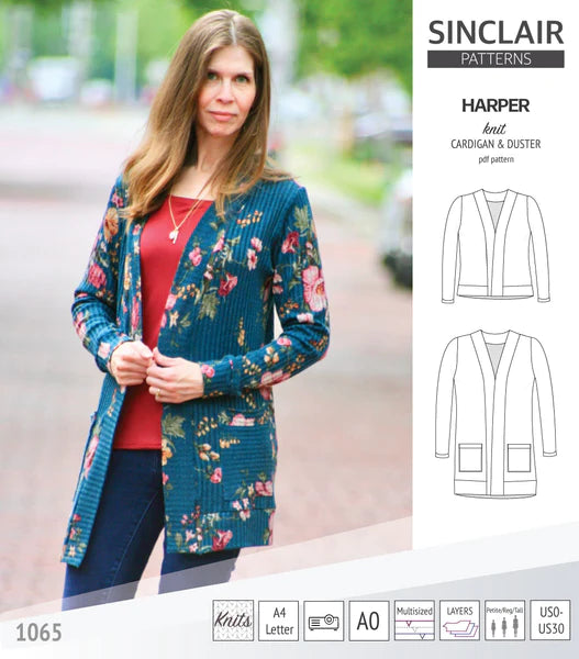 Sinclair Pattern Pack ~ Harper Knit S1065 – CLCPrints