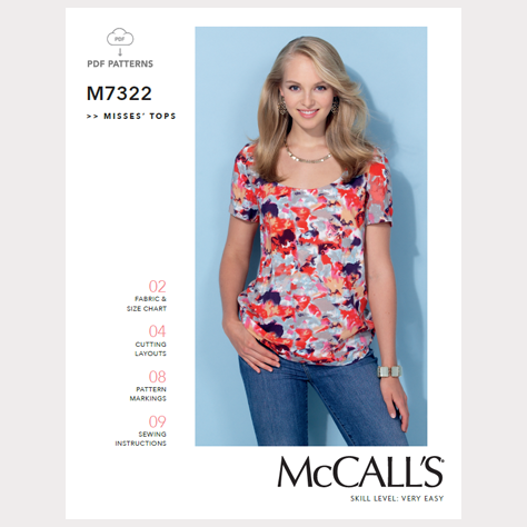 McCalls 7322 Stitched