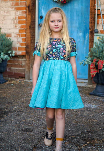 Peony Patterns Cerise Dress ~ Premium Packs