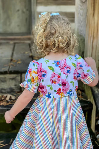 Peony Patterns Cerise Dress ~ Premium Packs
