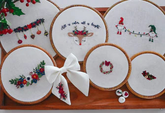 Peony Patterns Winterberry Embroidery ~ Premium Pack