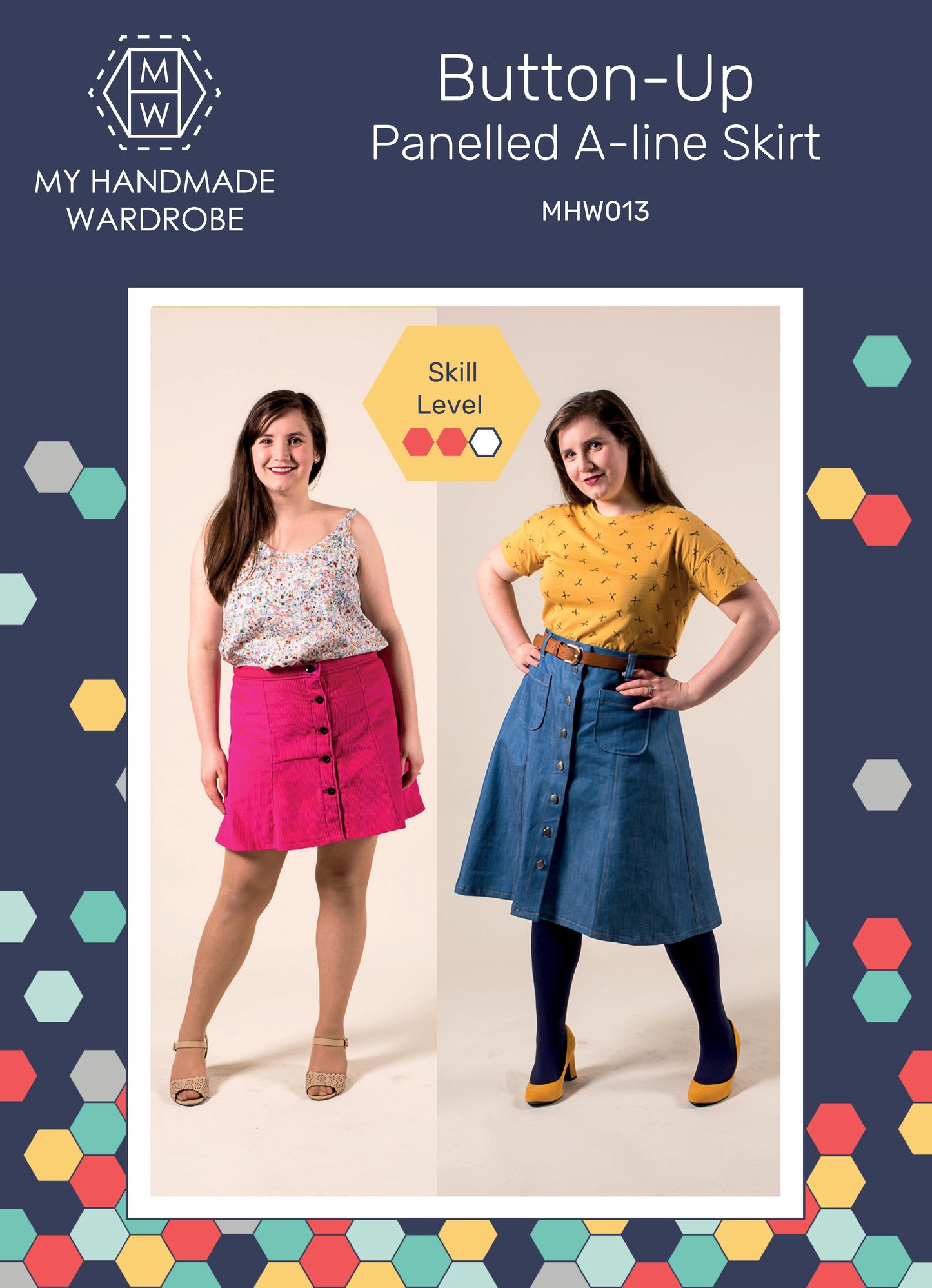 My Handmade Wardrobe Button Up Skirt ~ Premium Pack
