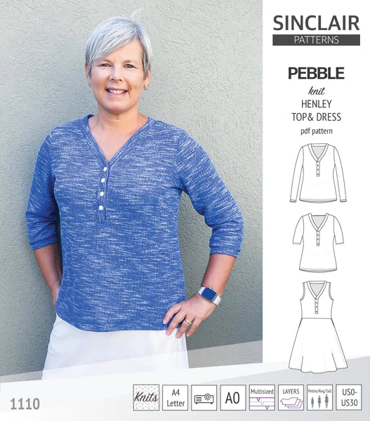 Sinclair Pattern Pack ~ Pebble Henley S1110