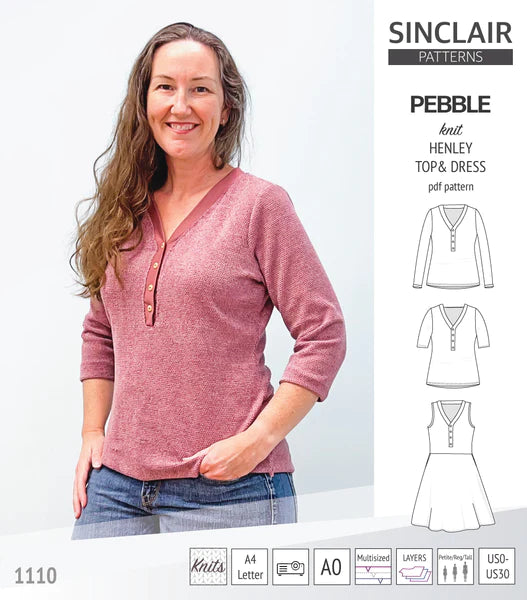 Sinclair Pattern Pack ~ Pebble Henley S1110