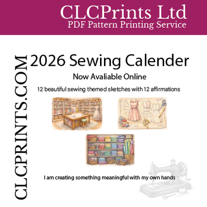 Sewing Calendar 2026