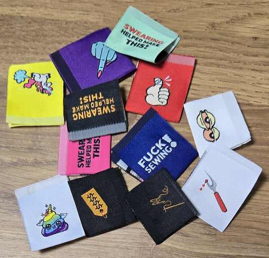 Explicit Sew In Woven Labels