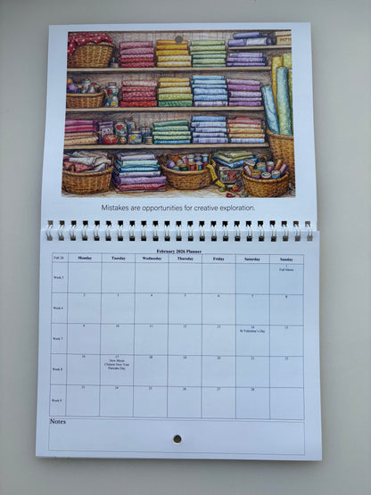 Sewing Calendar 2026