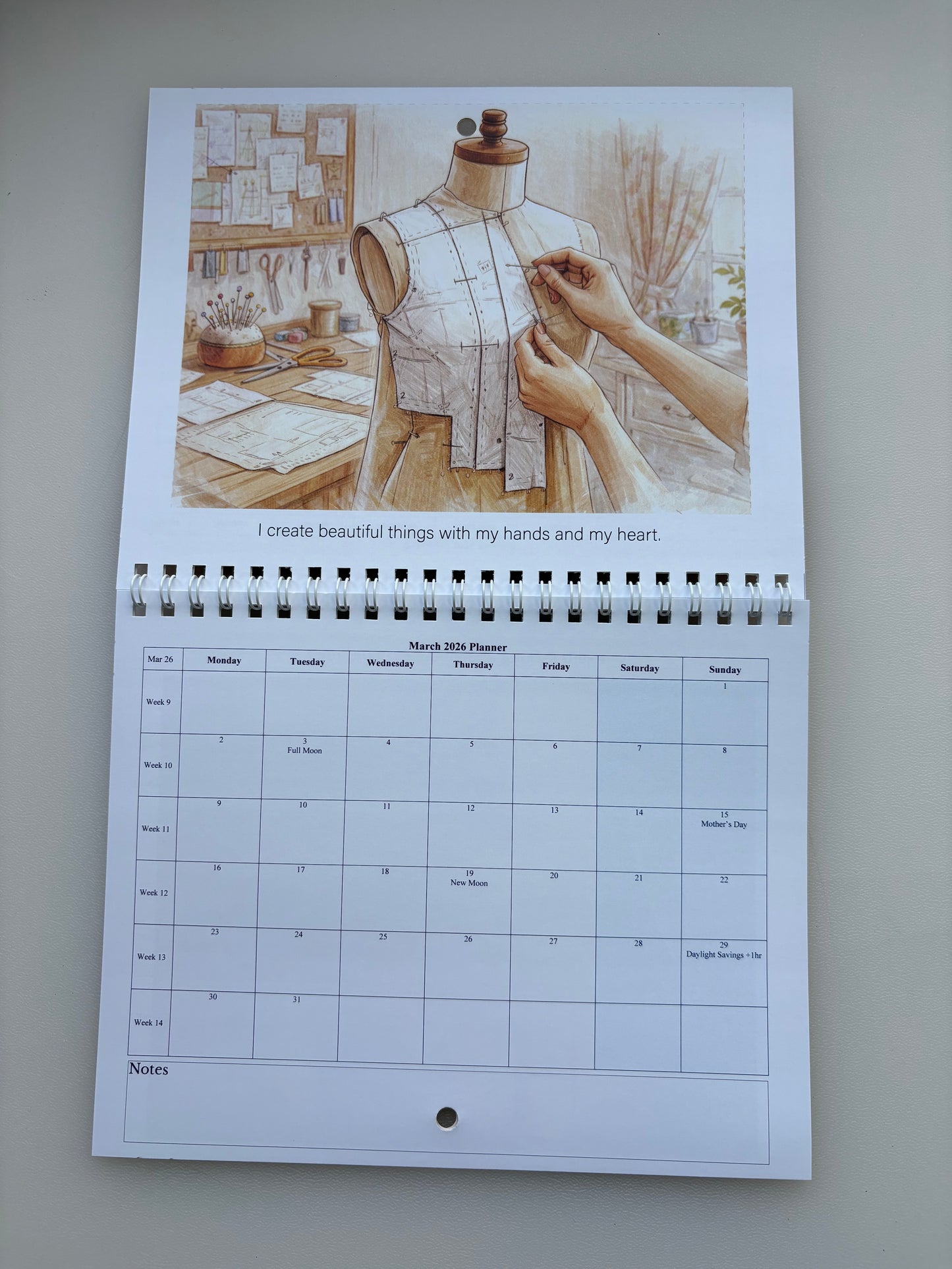 Sewing Calendar 2026