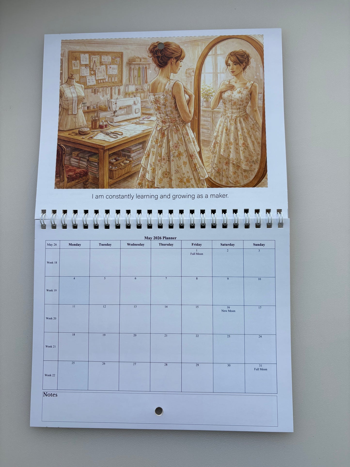 Sewing Calendar 2026