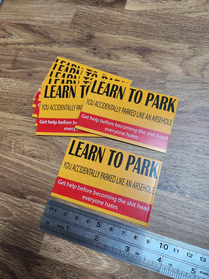 Learn To Park Cards