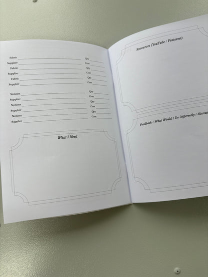 A5 Sewing Planner