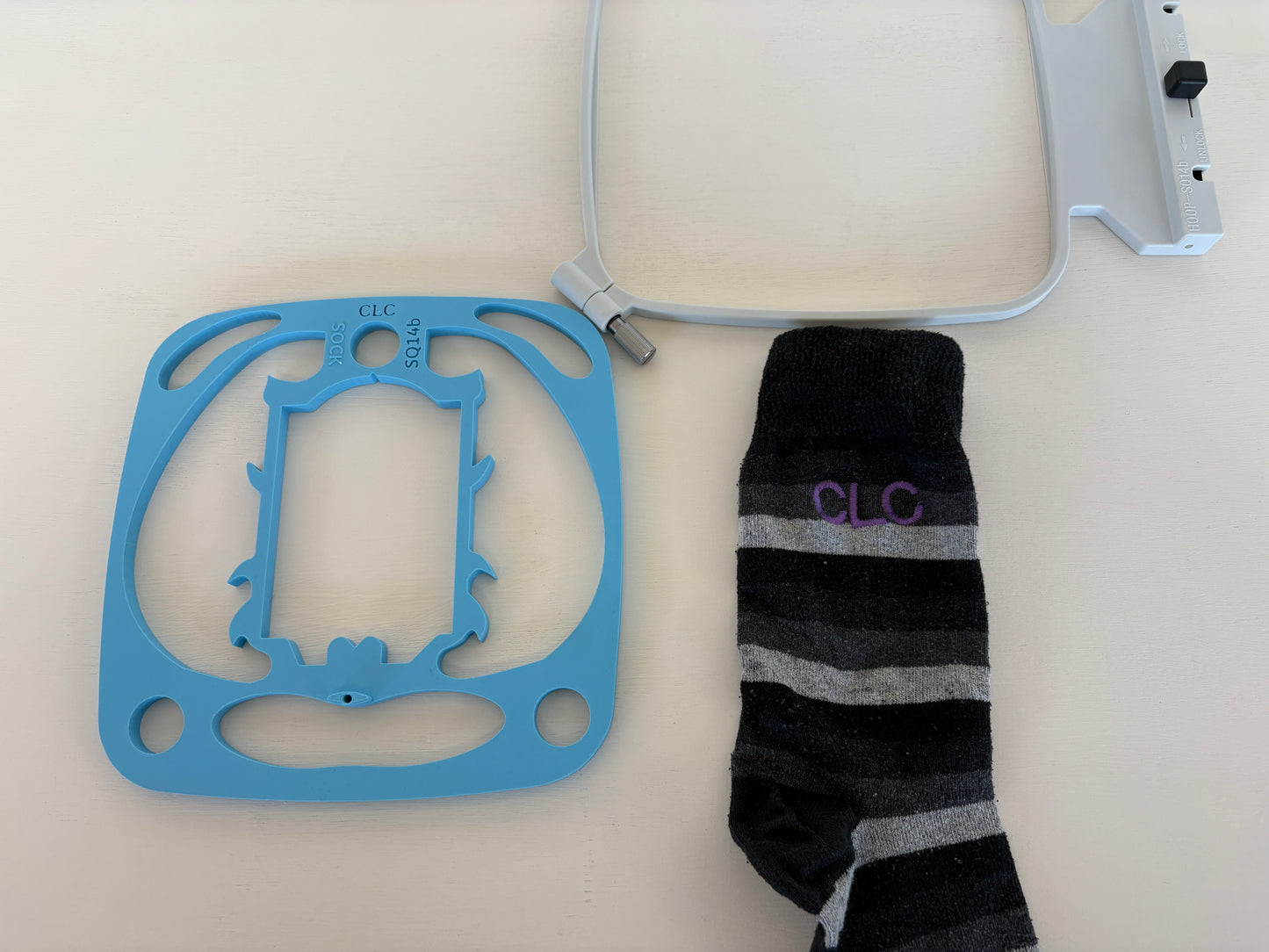 Sock Embroidery Insert for Janome SQ14b