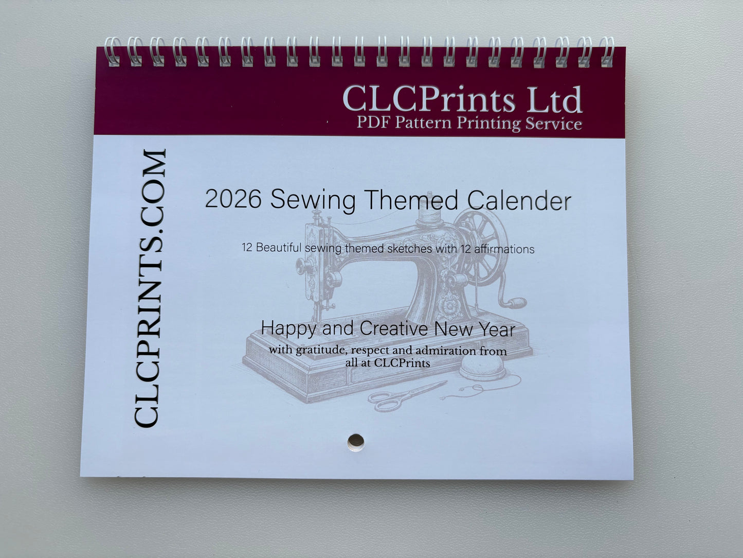 Sewing Calendar 2026