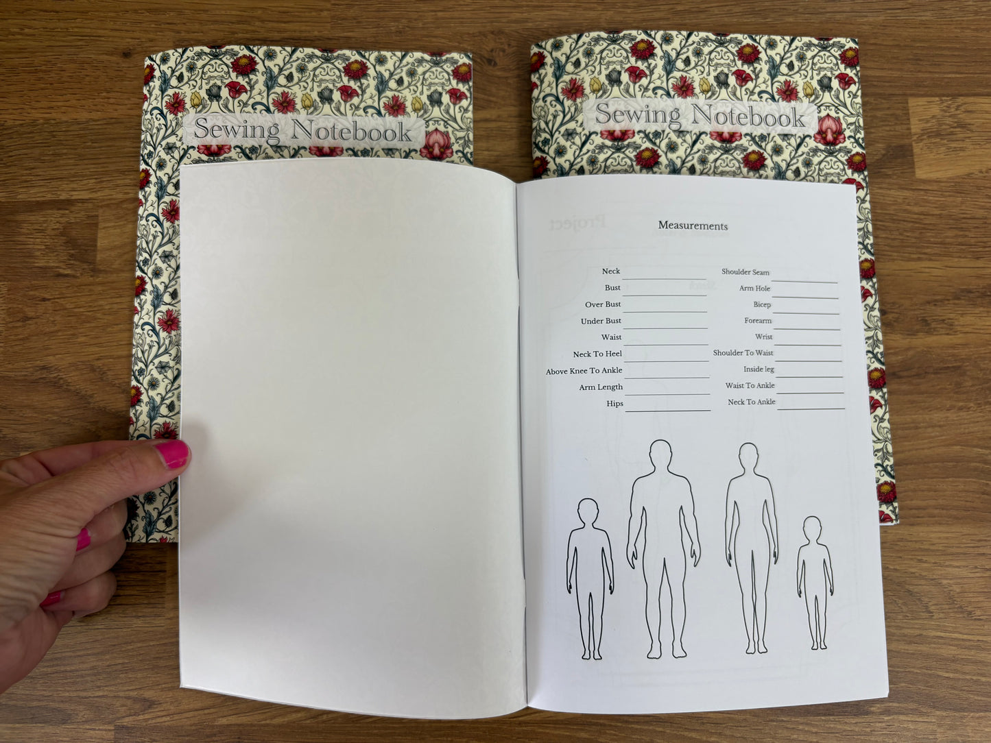 William Norris A5 Sewing Planner Notebook (10 Projects)