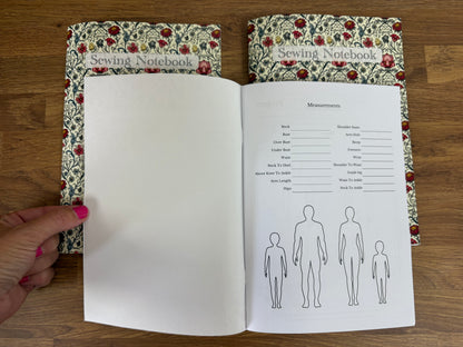 William Norris A5 Sewing Planner Notebook (10 Projects)