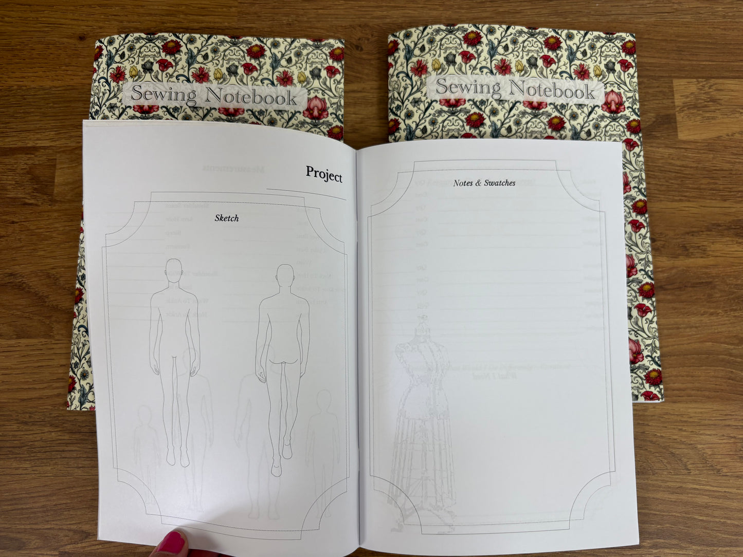 William Norris A5 Sewing Planner Notebook (10 Projects)