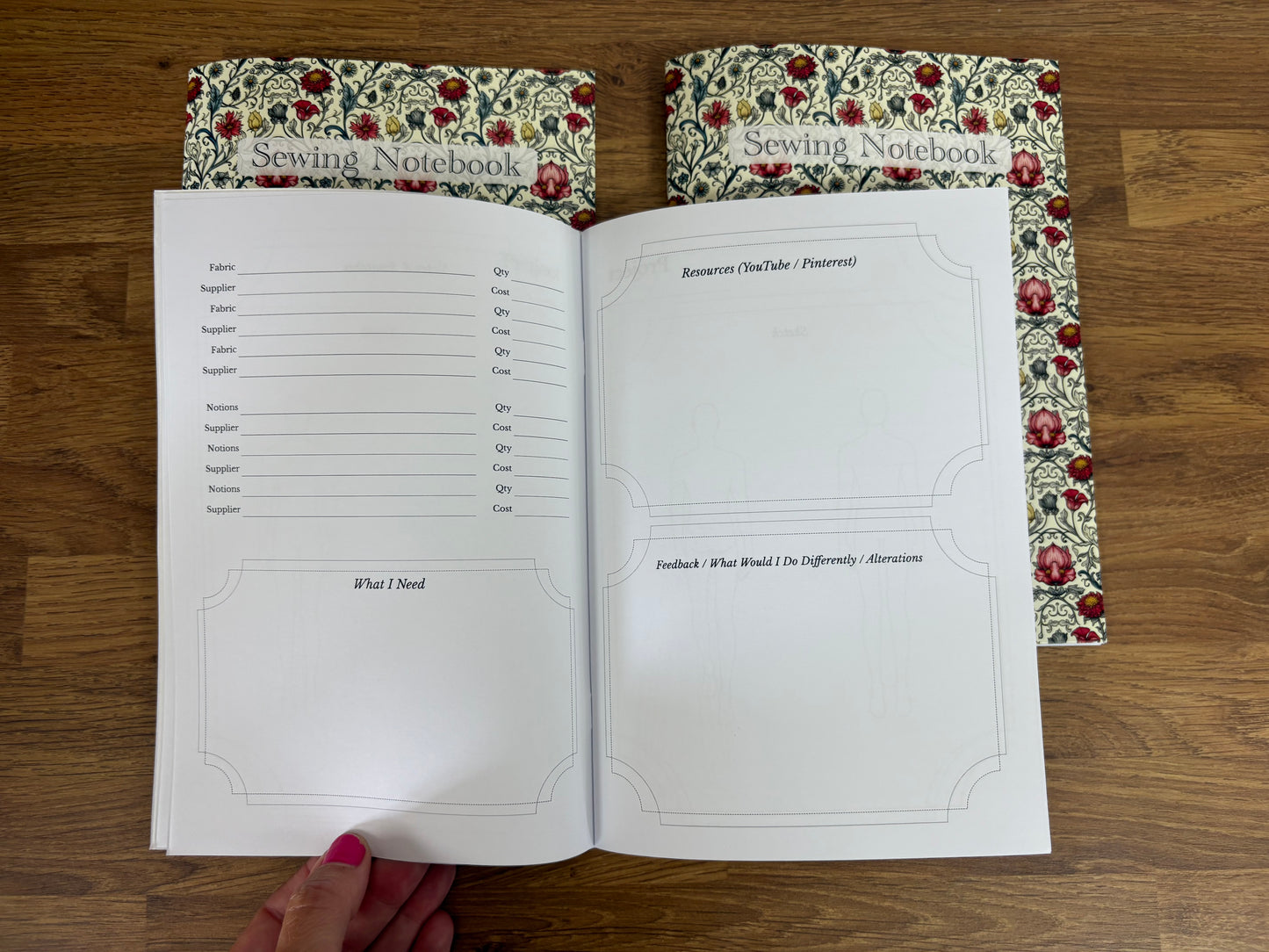William Norris A5 Sewing Planner Notebook (10 Projects)