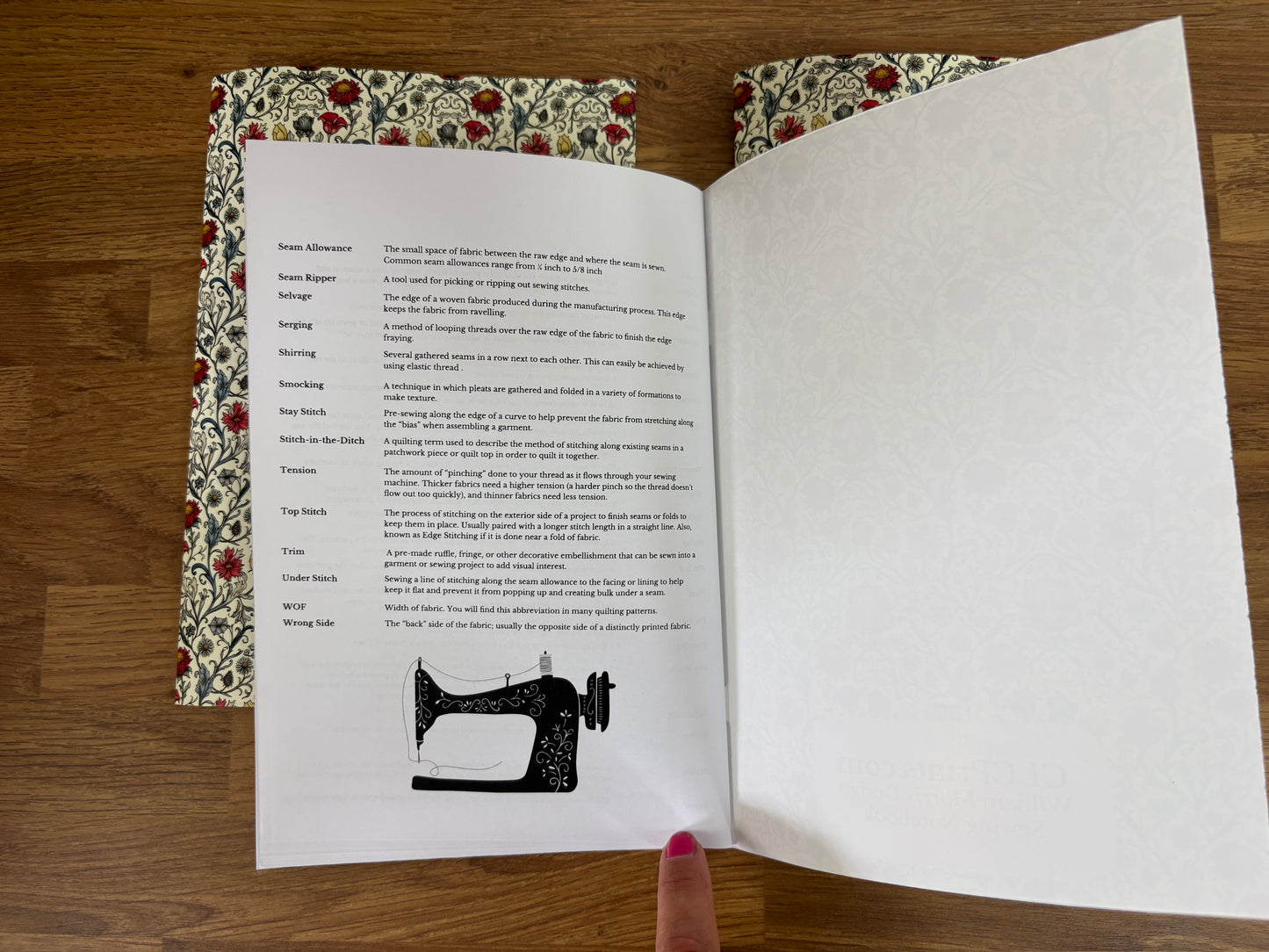 William Norris A5 Sewing Planner Notebook (10 Projects)