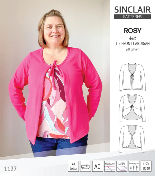 Sinclair Pattern Pack ~ Rosy Tie S1127