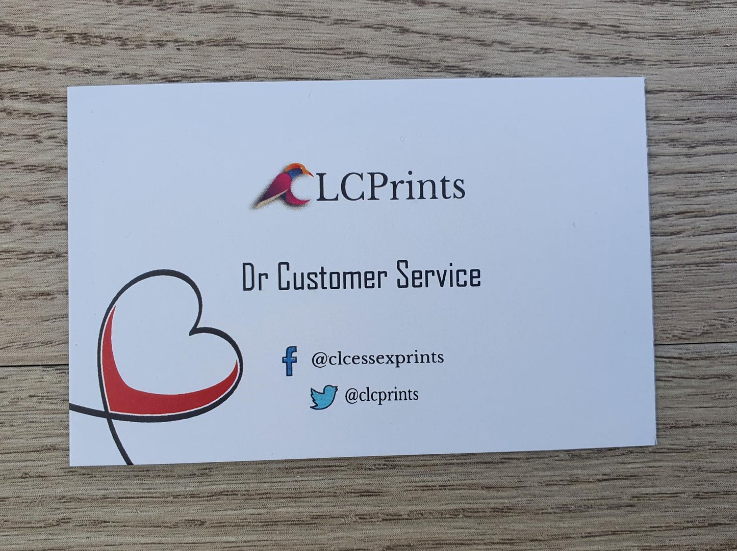 Business Cards - Single Sided