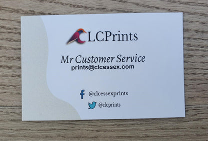 Business Cards - Single Sided