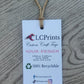 Hang Tags - Large Rectangle 13 x 6cm
