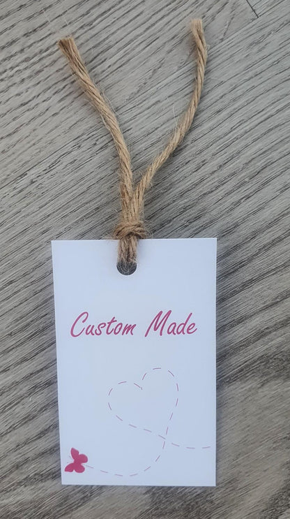 Hang Tags - Rectangle (Choose your style) 8 x 5cm