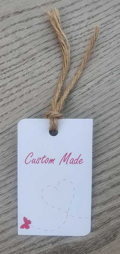 Hang Tags - Rectangle (Choose your style) 8 x 5cm