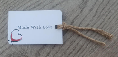 Hang Tags - Rectangle (Choose your style) 8 x 5cm