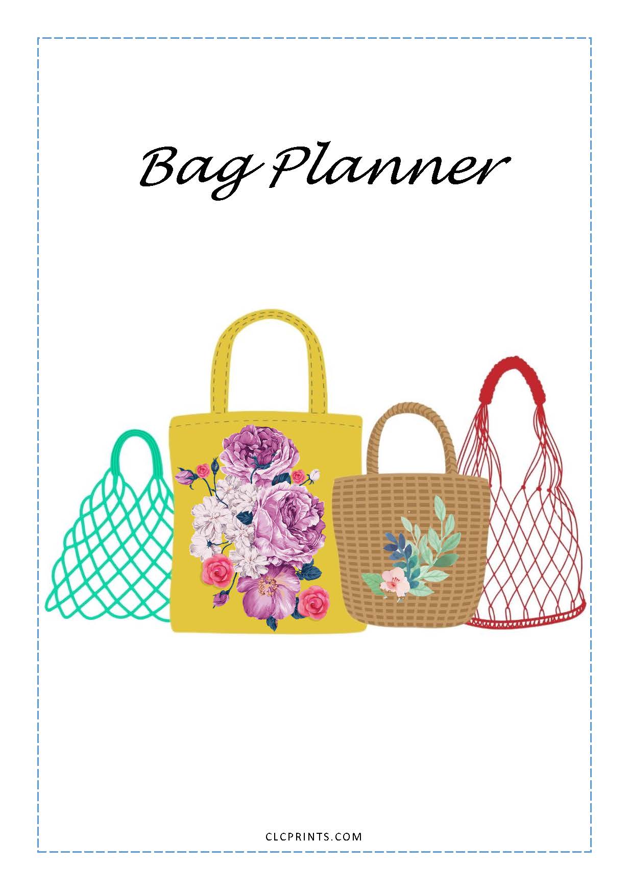 PDF Only ~ Bag Planner