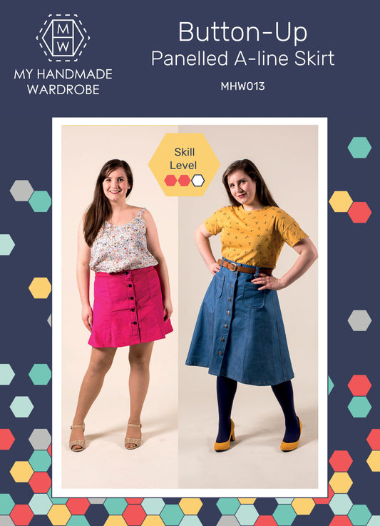 My Handmade Wardrobe Button Up Skirt ~ Premium Pack