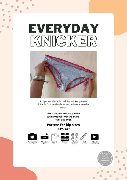 Make With Mandi Everyday Knickers ~ Premium Pack