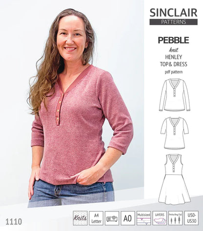 Sinclair Pattern Pack ~ Pebble Henley S1110